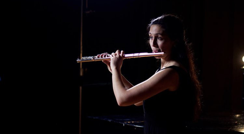 HS Holly Playing Flute